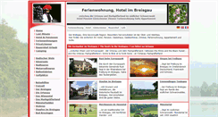 Desktop Screenshot of breisgau-ferien.de