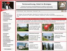 Tablet Screenshot of breisgau-ferien.de